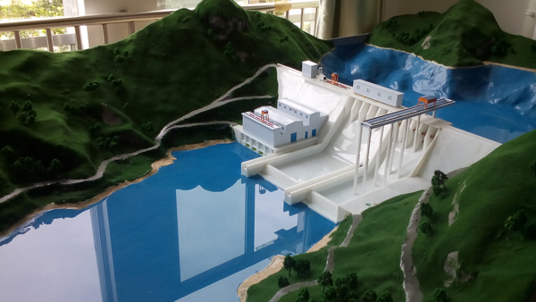 安康水电站模型
